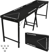 Black Pro beer pong table
