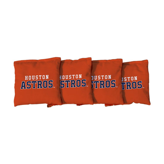 Houston Astros Orange Cornhole Bags