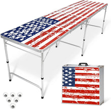 American Flag beer pong table
