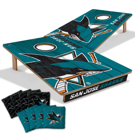 San Jose Sharks 2x3 Tailgate Cornhole Boards