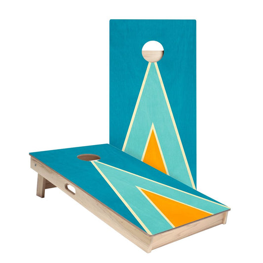 Retro Triangle #2 Cornhole Boards