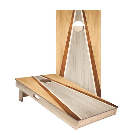 Full Grey Triangle Cornhole Boards
