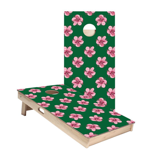 Golf Pink Azalea Cornhole Boards