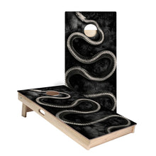 Grunge Snake Bones Cornhole Boards
