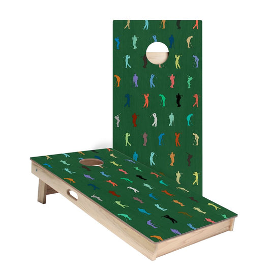 Golf Players Cornhole Boards