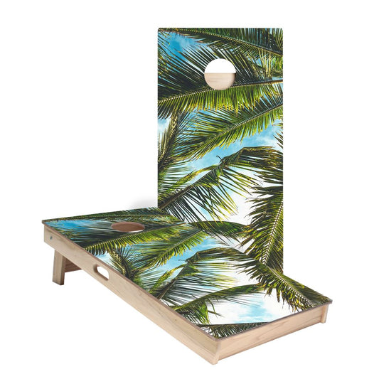Palm Tree Sky Cornhole Boards