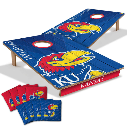 Kansas Jayhawks 2x3 Tailgate Cornhole Boards
