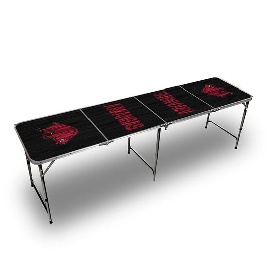 Arkansas Razorbacks Black Tailgate Table