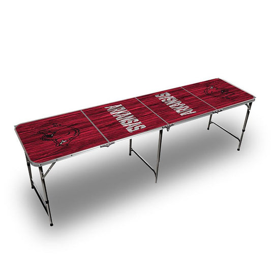 Arkansas Razorbacks Maroon Tailgate Table