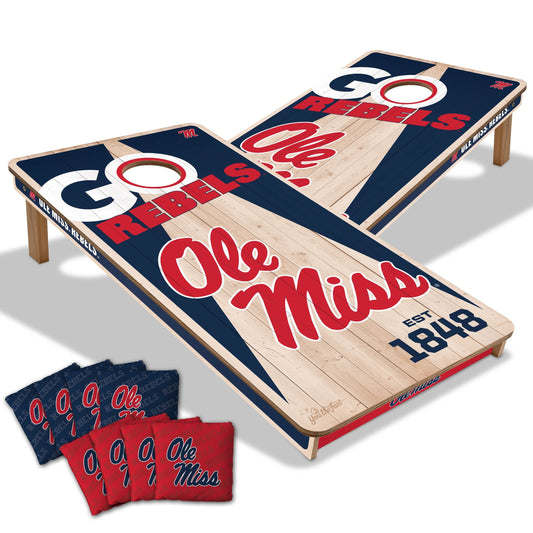 Mississippi Rebels 2x4 Pro Cornhole Boards