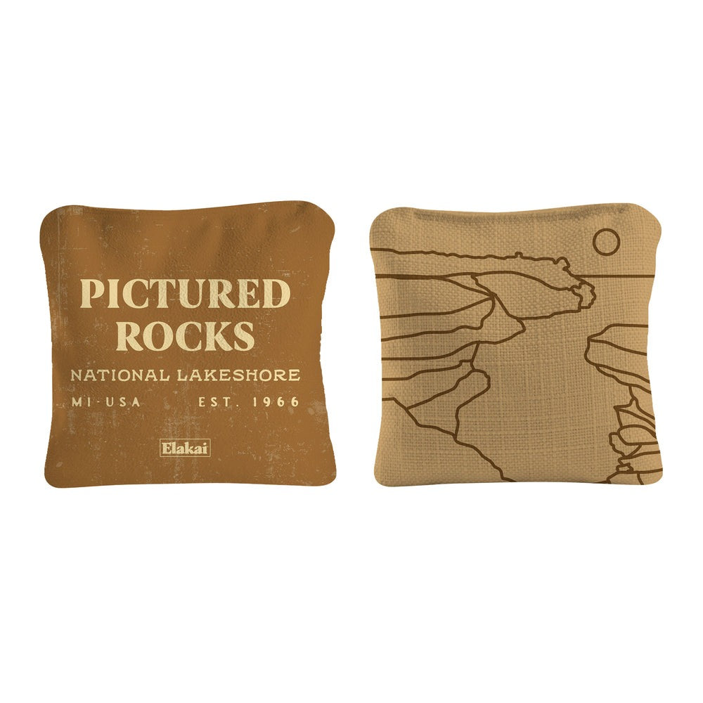 Pictured Rocks Dual Sided Pro Cornhole Bags #4