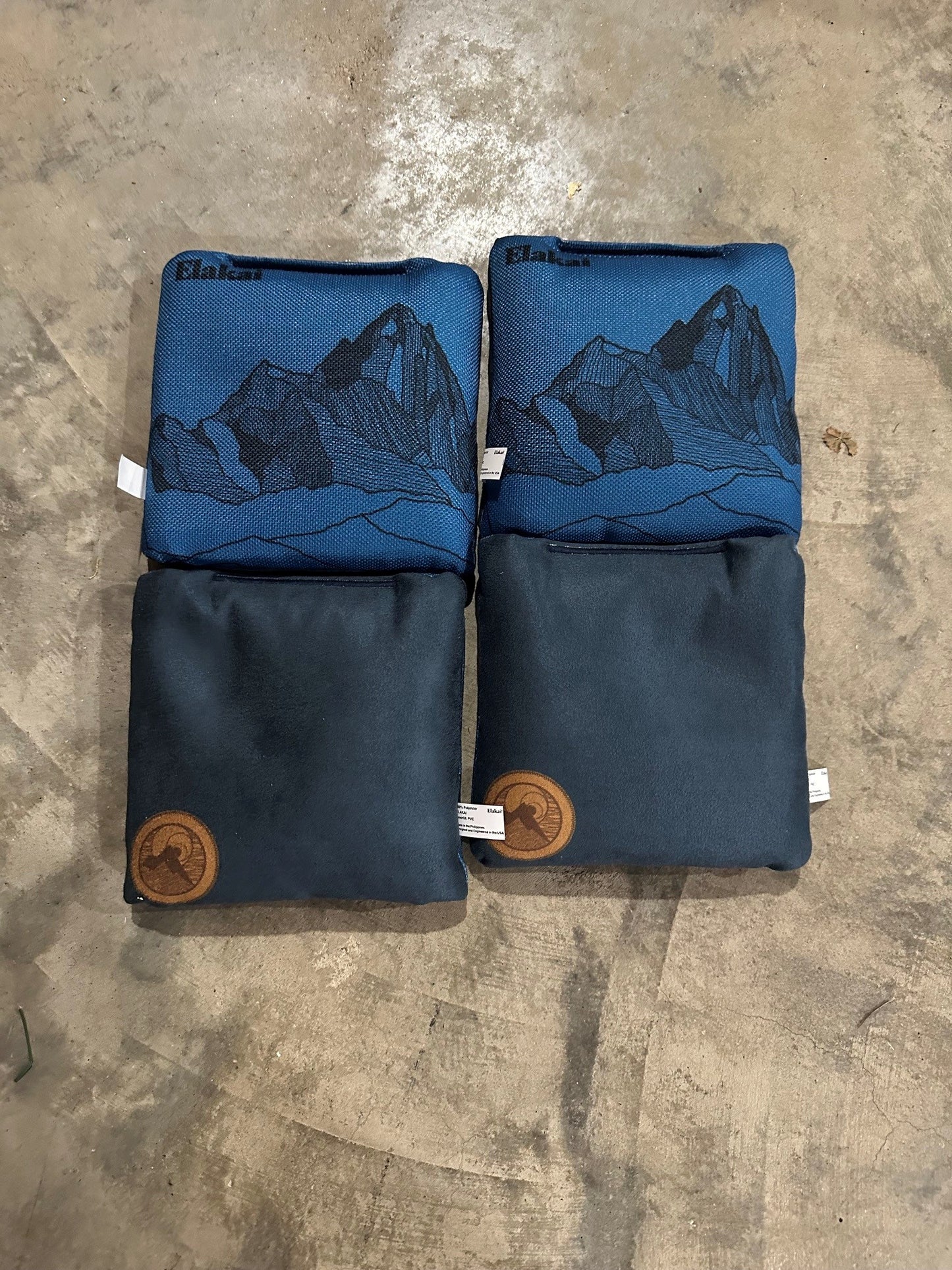 Scratch & Dent - Mount Elakai Lake Blue Pro Cornhole Bags