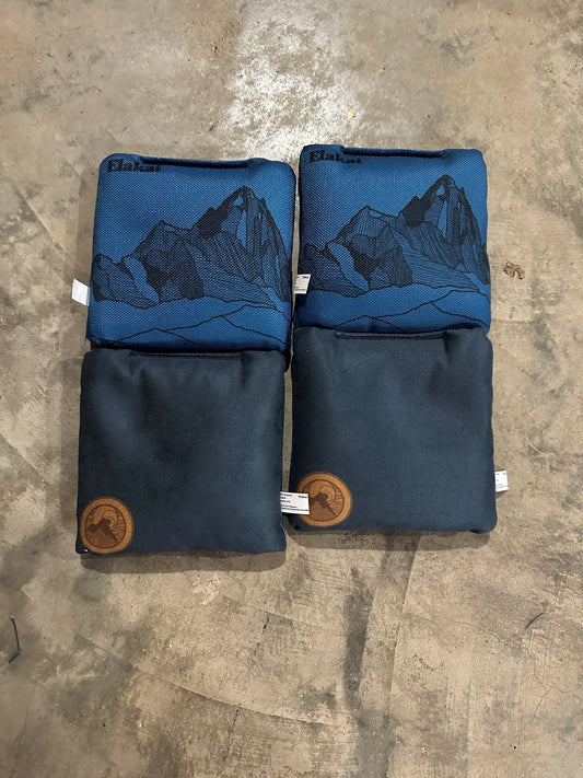 Scratch & Dent - Mount Elakai Lake Blue Pro Cornhole Bags