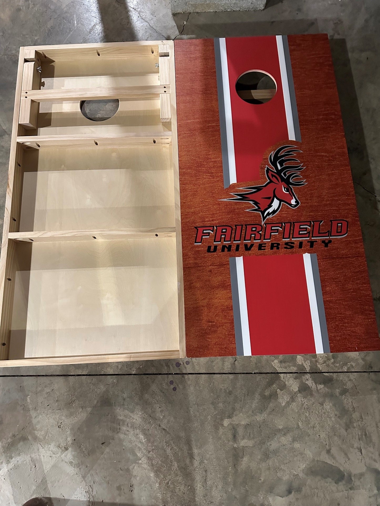 Scratch & Dent - Fairfield U Cornhole Boards