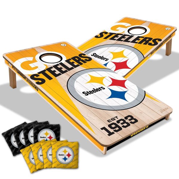 Pittsburgh Steelers 2x4 Pro Cornhole Boards