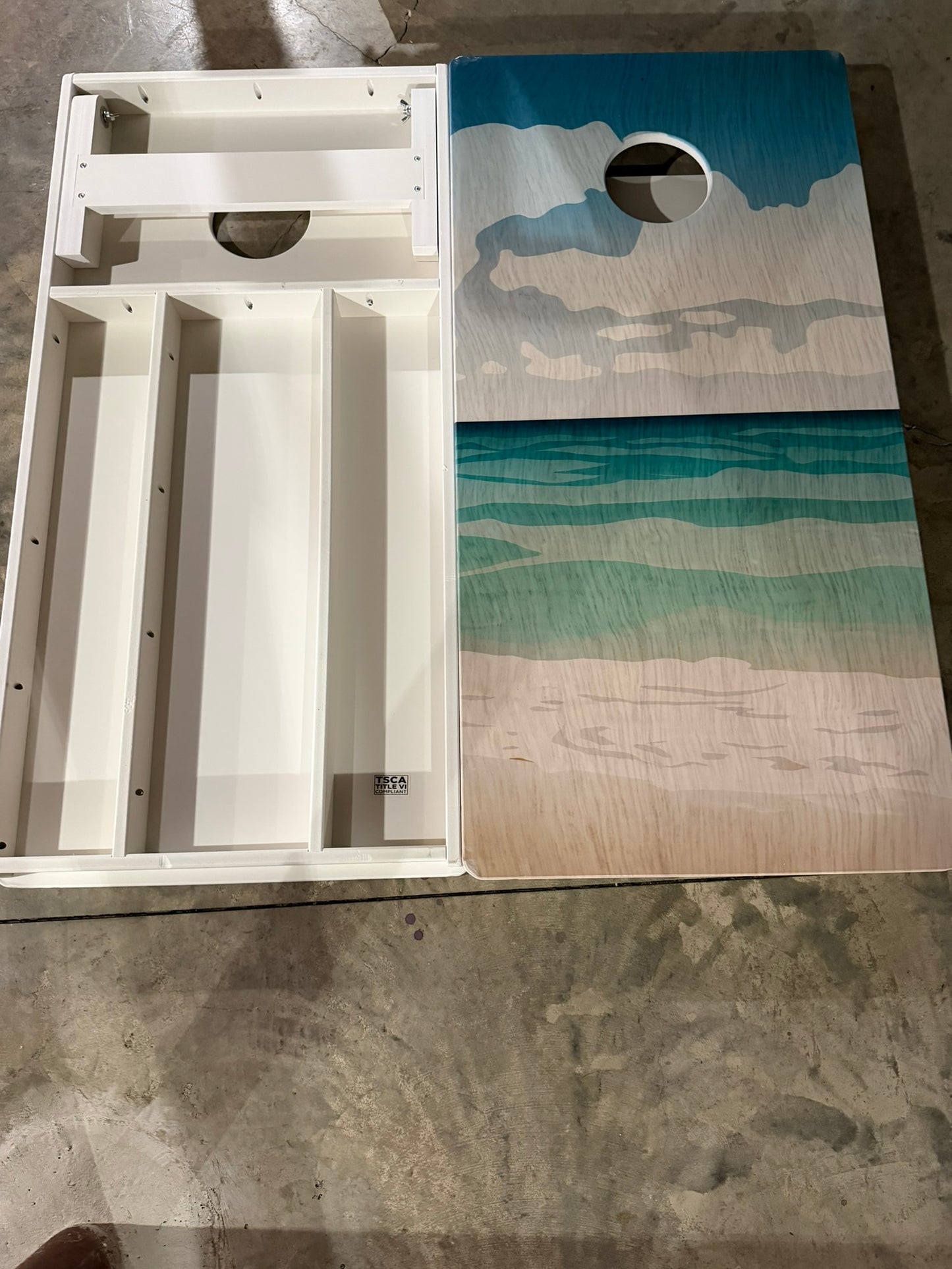 Scratch & Dent - Gulf Island Shore All-Weather Cornhole Boards