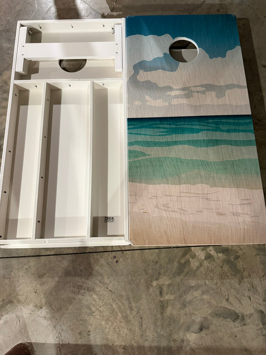 Scratch & Dent - Gulf Island Shore All-Weather Cornhole Boards