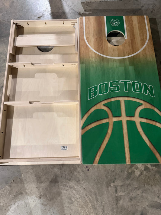 Scratch & Dent - Boston Basketball Premium Cornhole Boards
