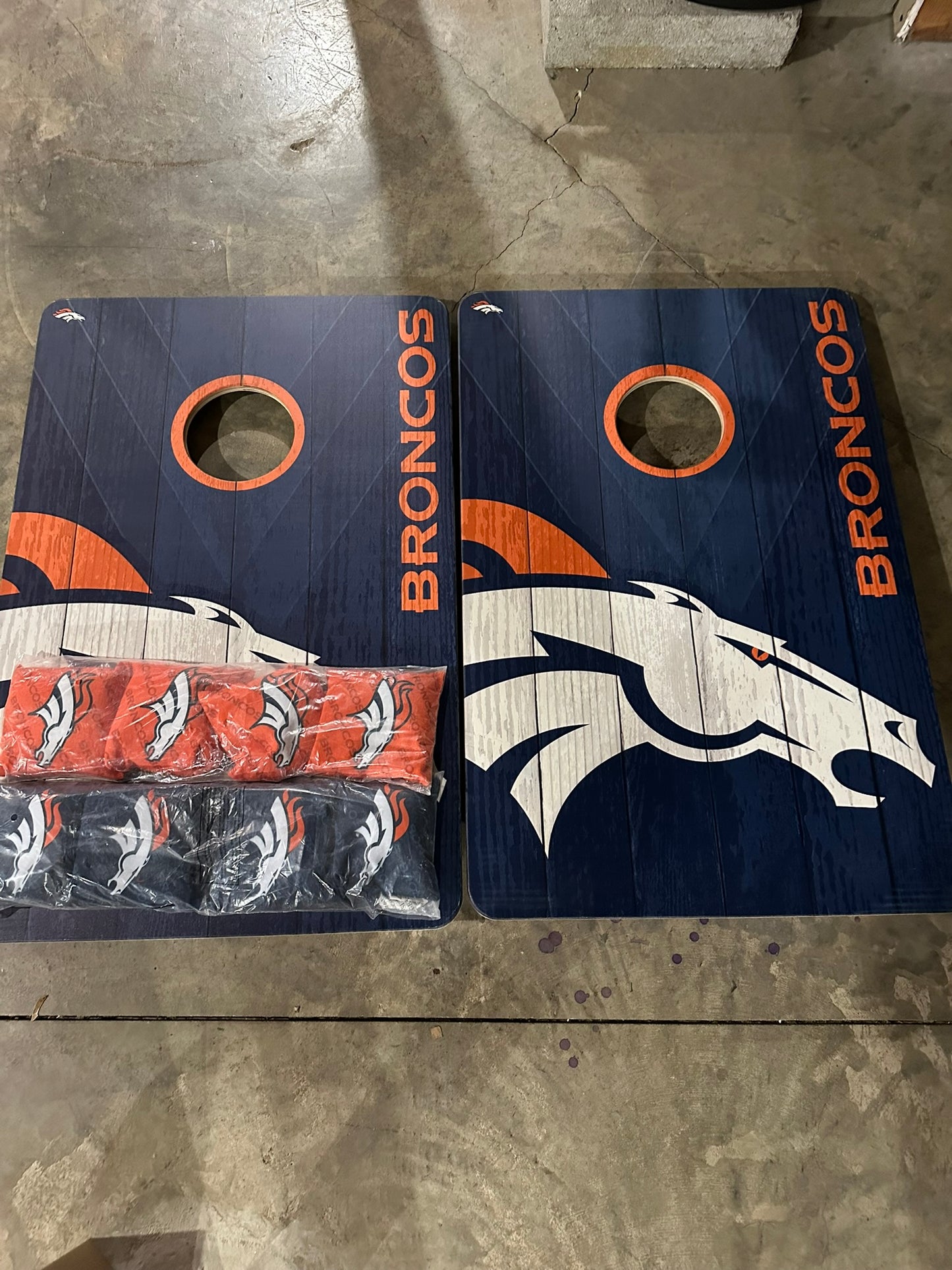 Scratch & Dent - Denver Broncos #2 NFL 2x3 Cornhole Boards