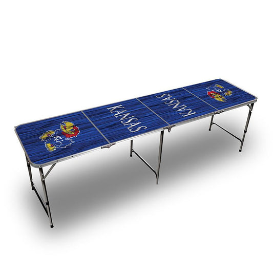 Kansas Jayhawks Blue Tailgate Table
