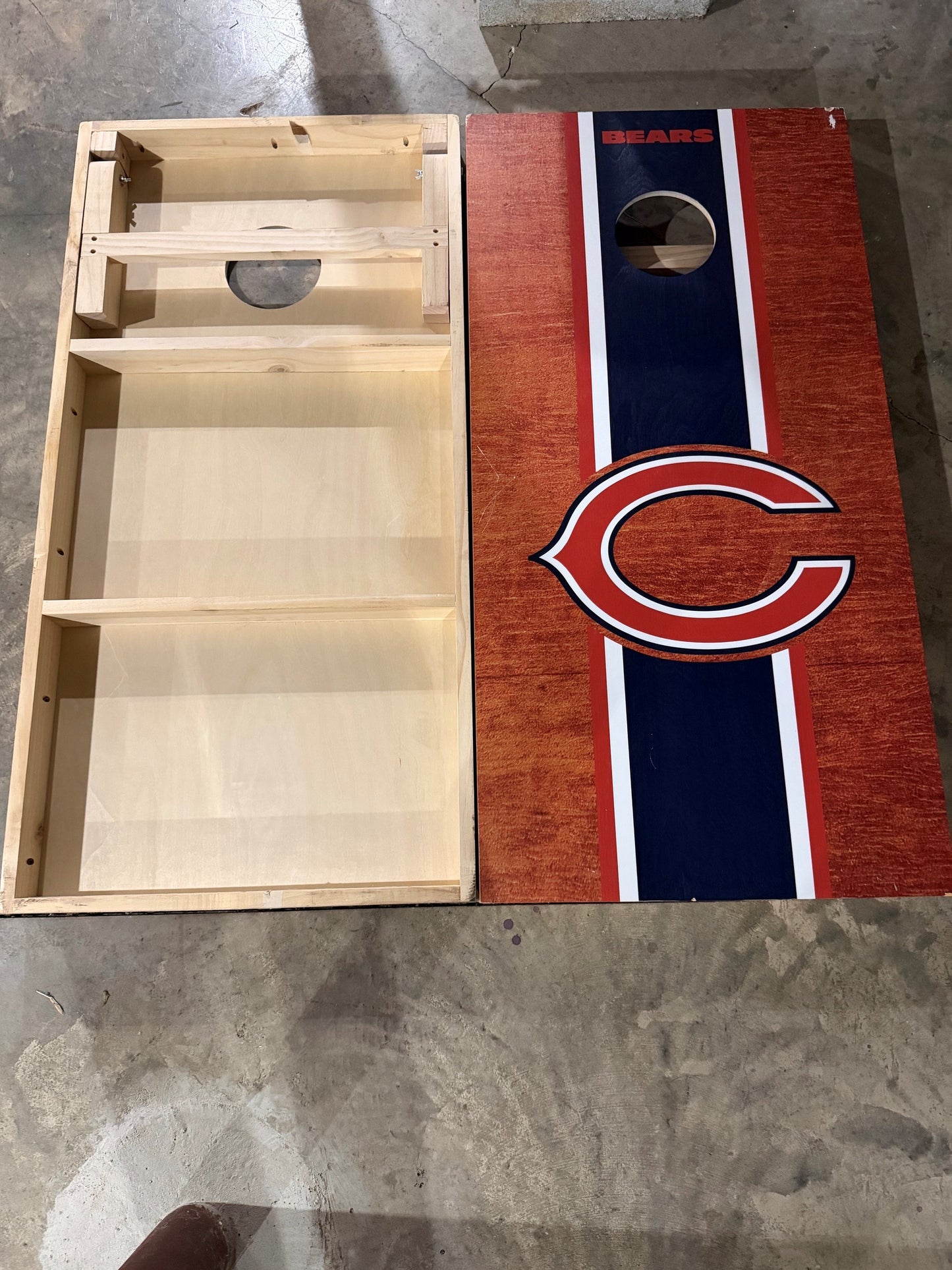 Scratch & Dent - Chicago Bears #4 Cornhole Boards