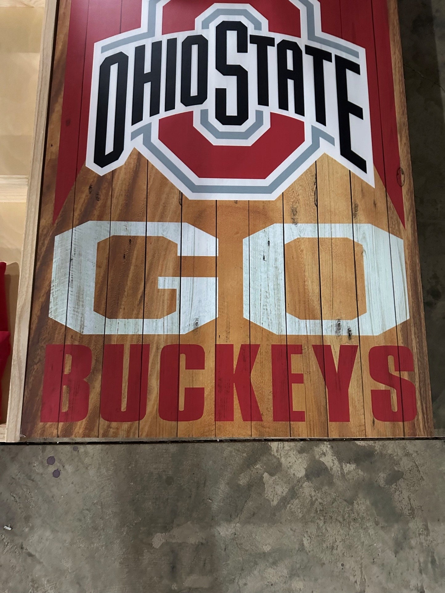 Scratch & Dent - Ohio State Cornhole Boards (MISPRINT)