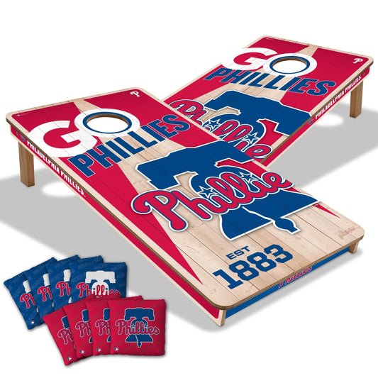 Philadelphia Phillies 2x4 Pro Cornhole Boards 