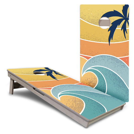 Retro Beach 2 Pro All-Weather Cornhole Boards