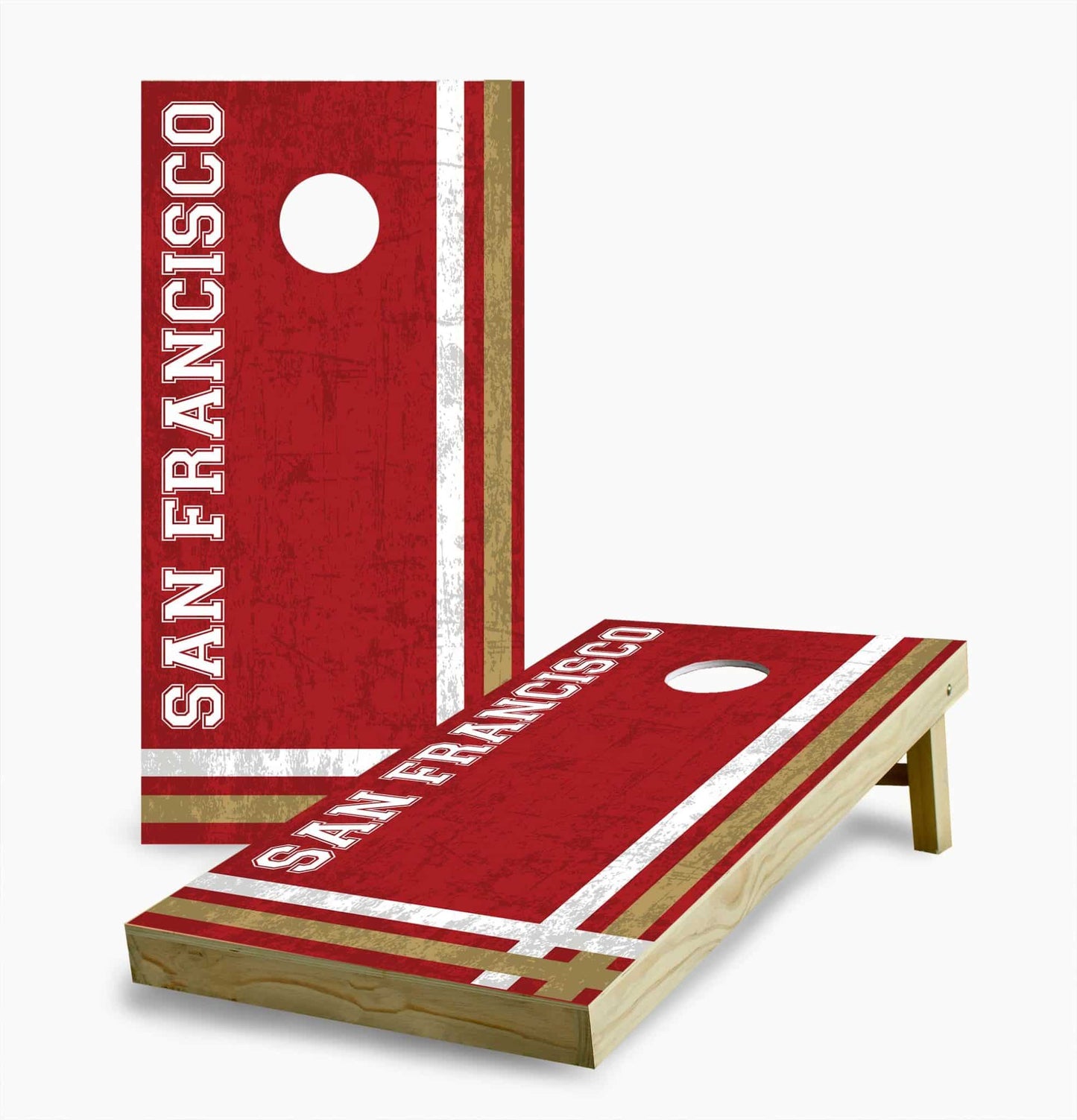 Scratch & Dent - San Francisco 49ers Cornhole Board Wraps