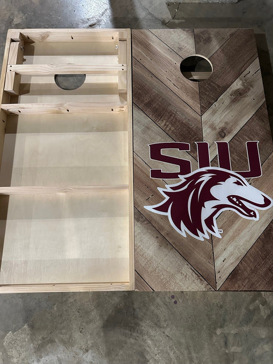 Scratch & Dent - Southern Illinois NCAA Cornhole Boards