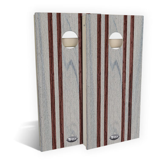 Trex Rainier Lava Rock Stripes All-Weather Cornhole Set