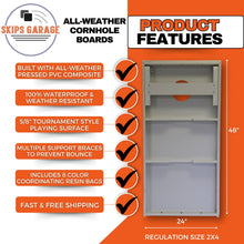 trex cornhole updated specs image
