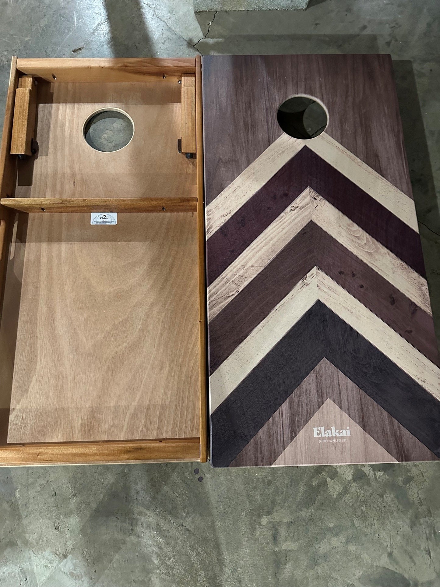 Scratch & Dent - Terra Chevron All-Weather Cornhole Boards