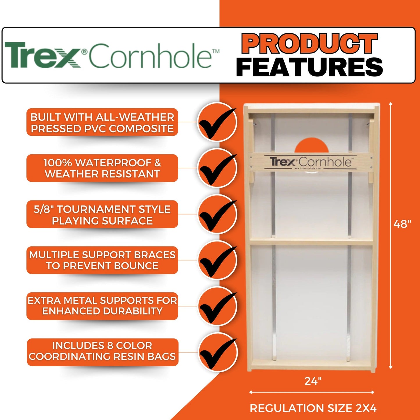 trex cornhole updated specs image