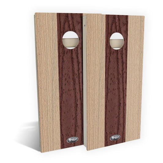 Trex Two Tone Carmel Lava Rock All-Weather Cornhole Set