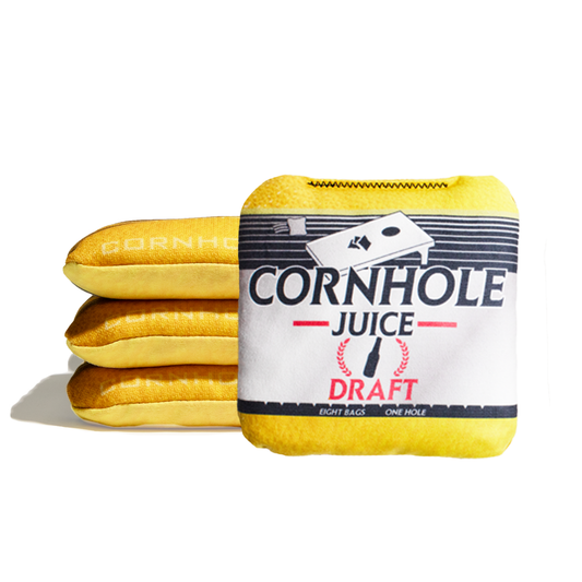 Cornhole Juice Yellow Cornhole Bags