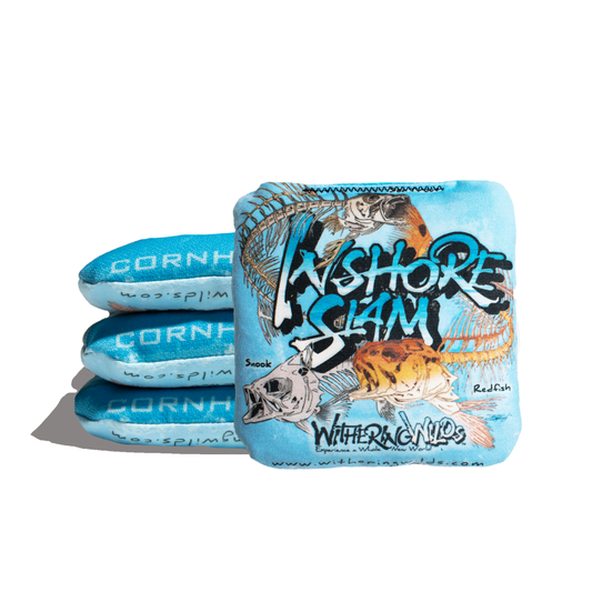 Inshore Slam Blue Cornhole Bags