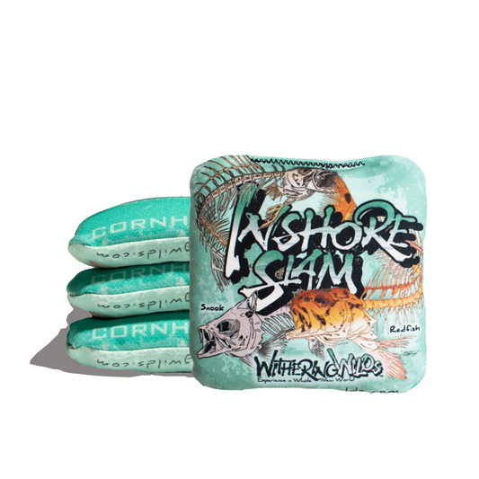 Inshore Slam Green Cornhole Bags