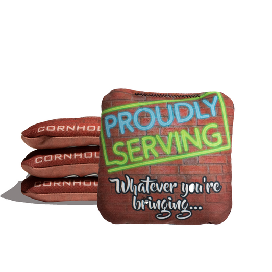 Proudly Serving Brick Cornhole Bags