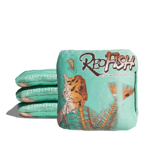 Redfish Green Cornhole Bags