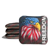 American Eagle Drip Black Cornhole Bags
