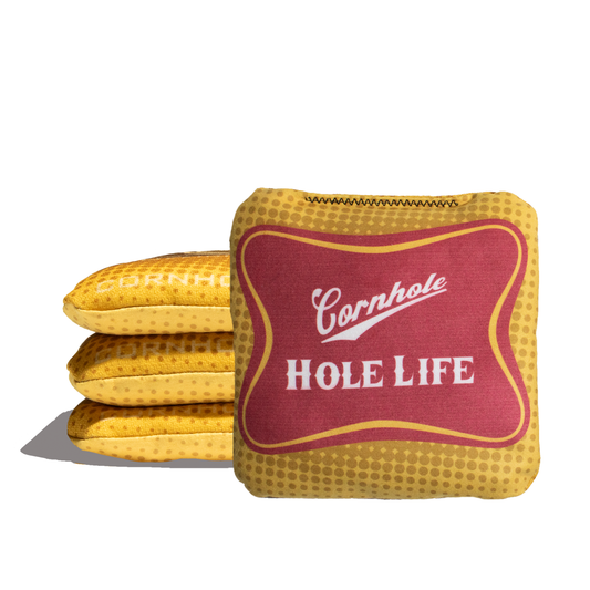 Hole life Yellow Cornhole Bags