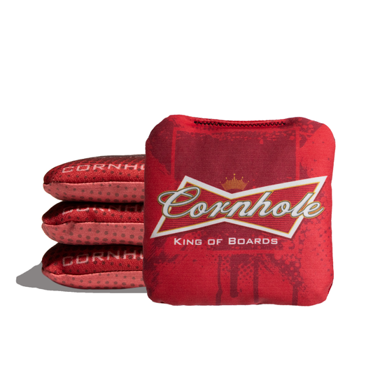 King of Boards Red Cornhole Bags