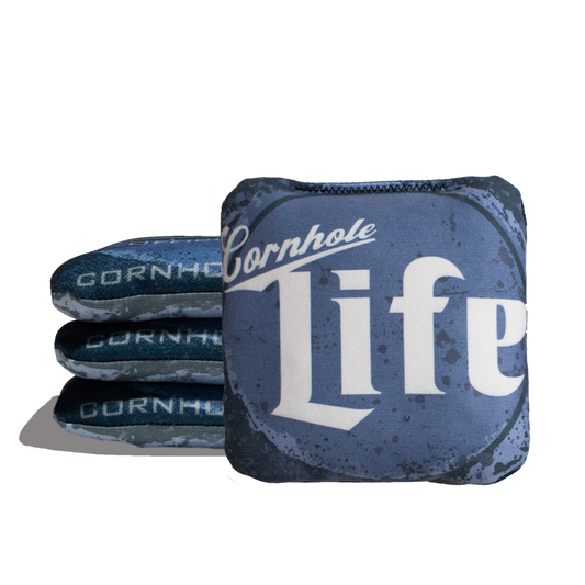 Cornhole Life Blue Cornhole Bags