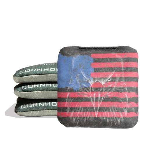 Eagle Shadow Grey Cornhole Bags