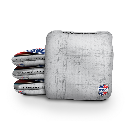 Simple Light Grey Cornhole Bags