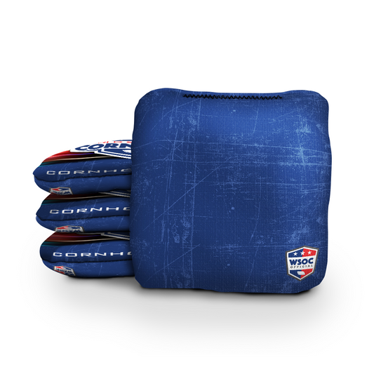 Simple Navy Cornhole Bags