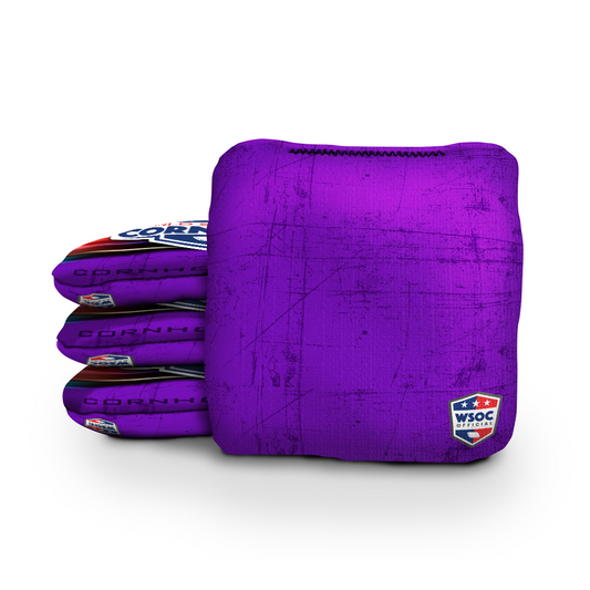 Simple Purple Cornhole Bags