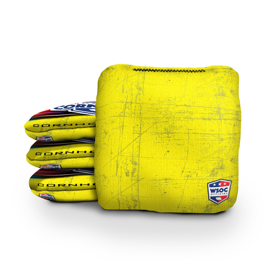 Simple Yellow Cornhole Bags