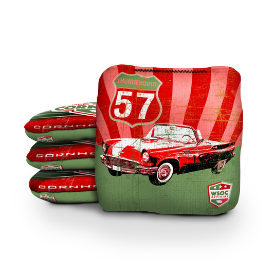 57' T Bird Red Cornhole Bags